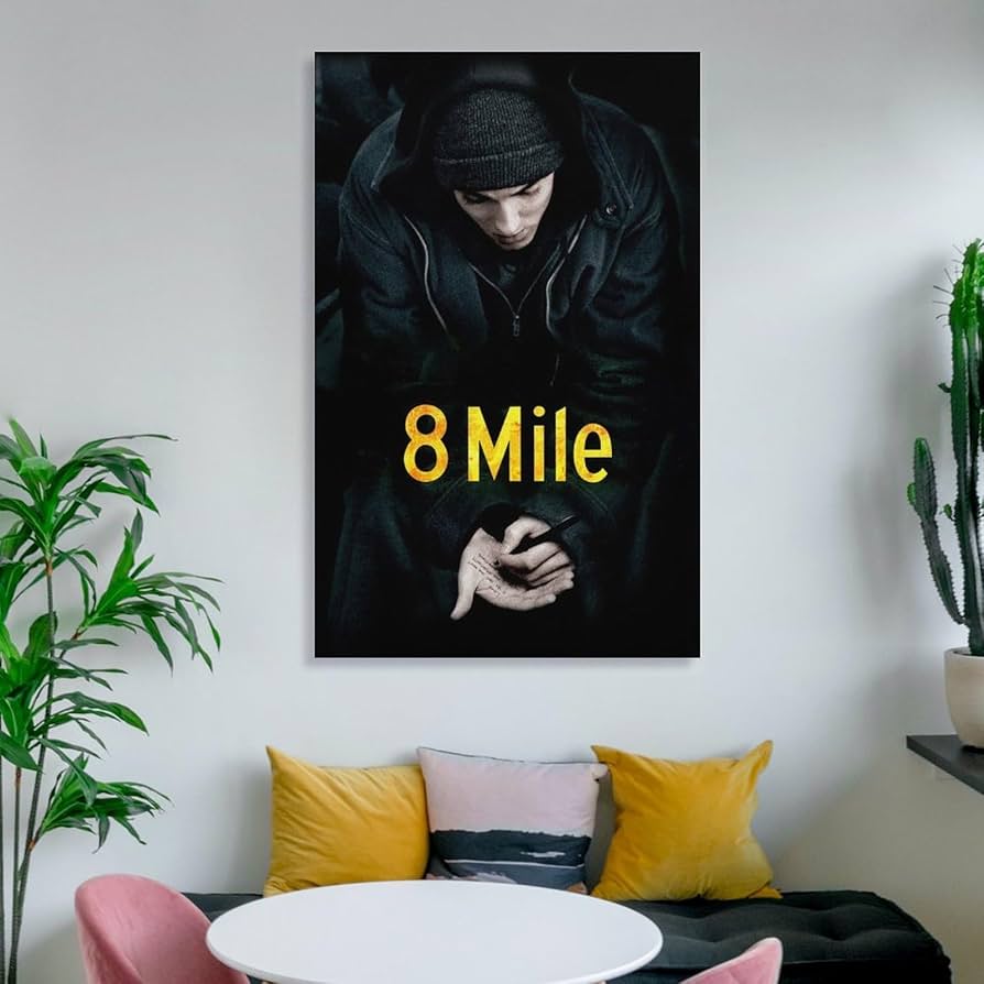 Amazon.co.jp: 8 Mileマイルエミネムポスター ラッパースター
